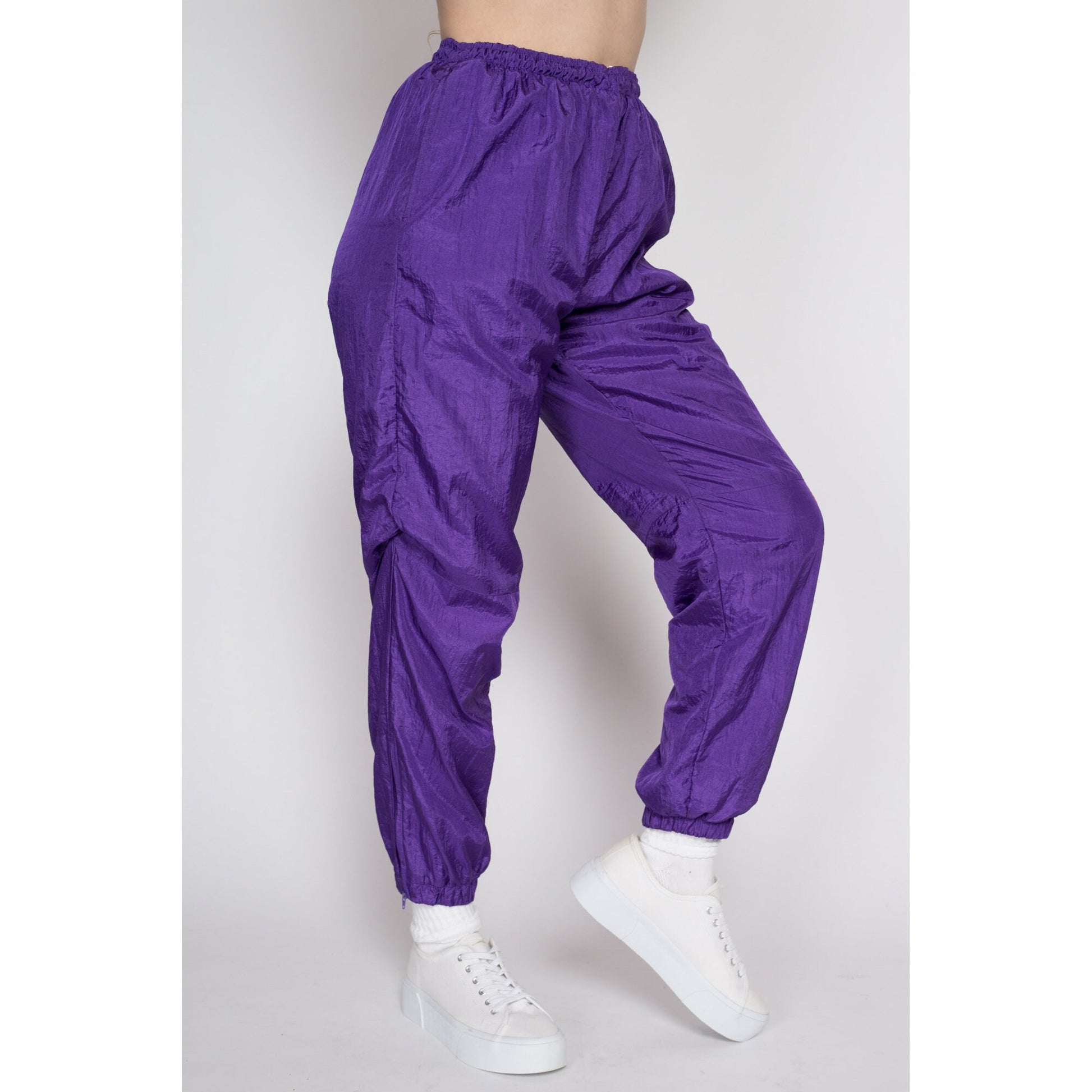 Purple Nylon Pants – COMING OF AGE