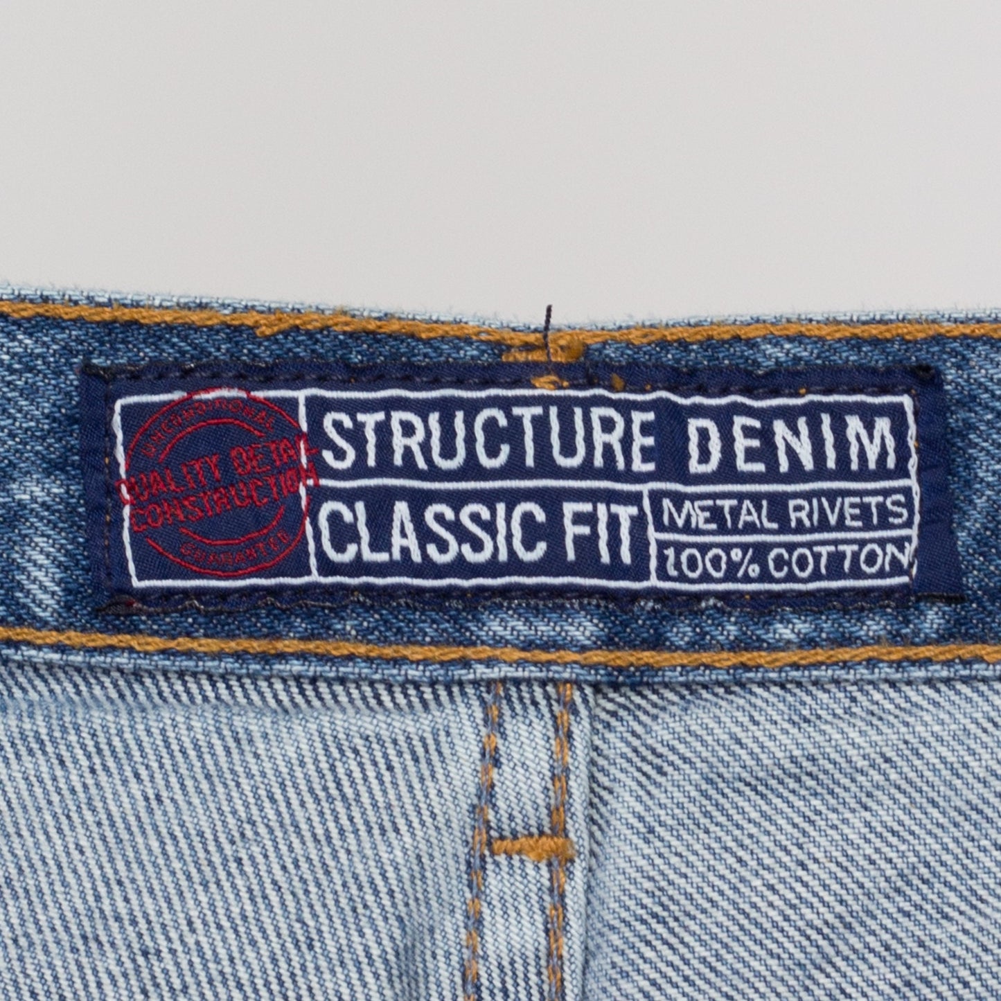 33x32 90s High Waisted Dad Jeans | Vintage Unisex Medium Wash Denim Baggy Tapered Leg Jeans