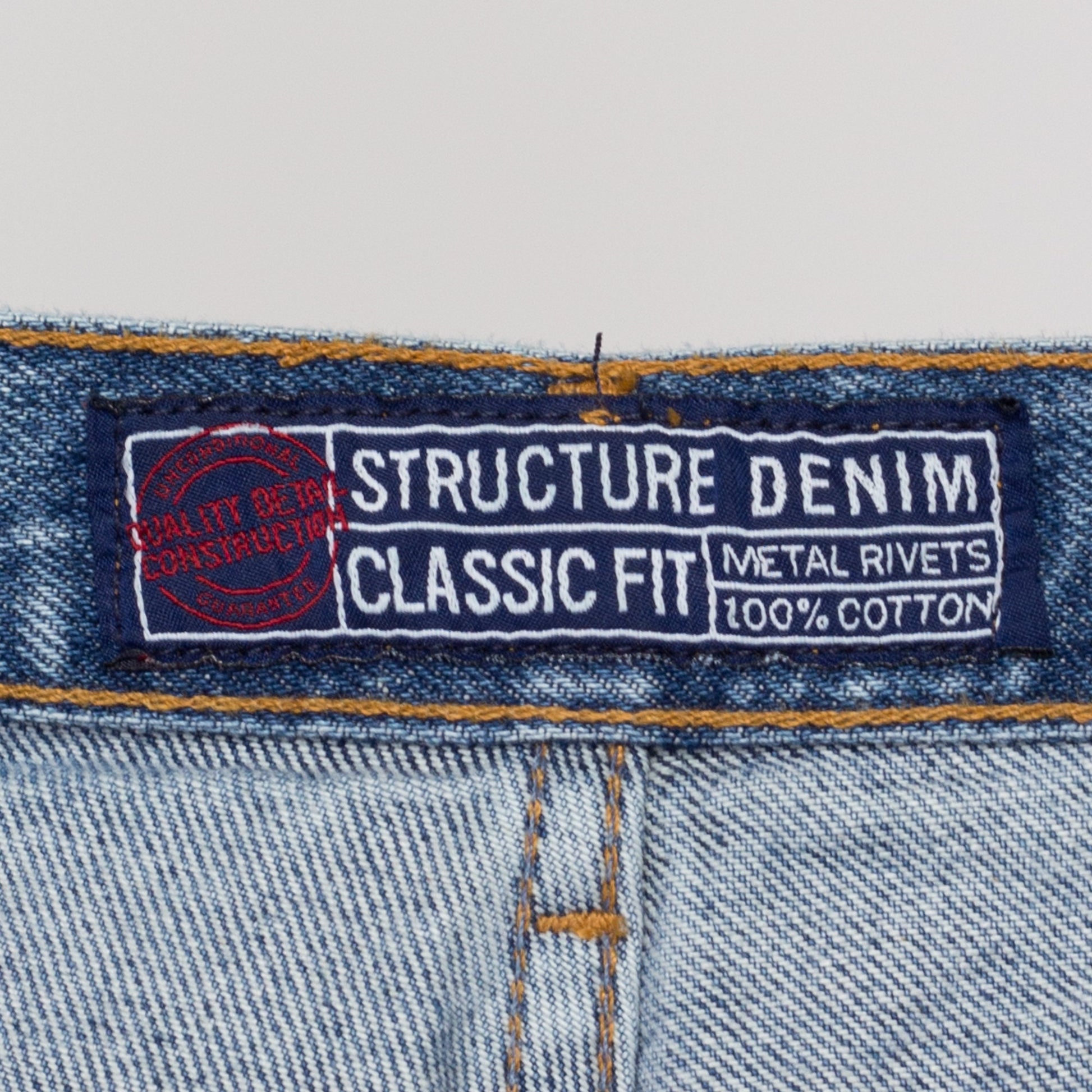33x32 90s High Waisted Dad Jeans | Vintage Unisex Medium Wash Denim Baggy Tapered Leg Jeans
