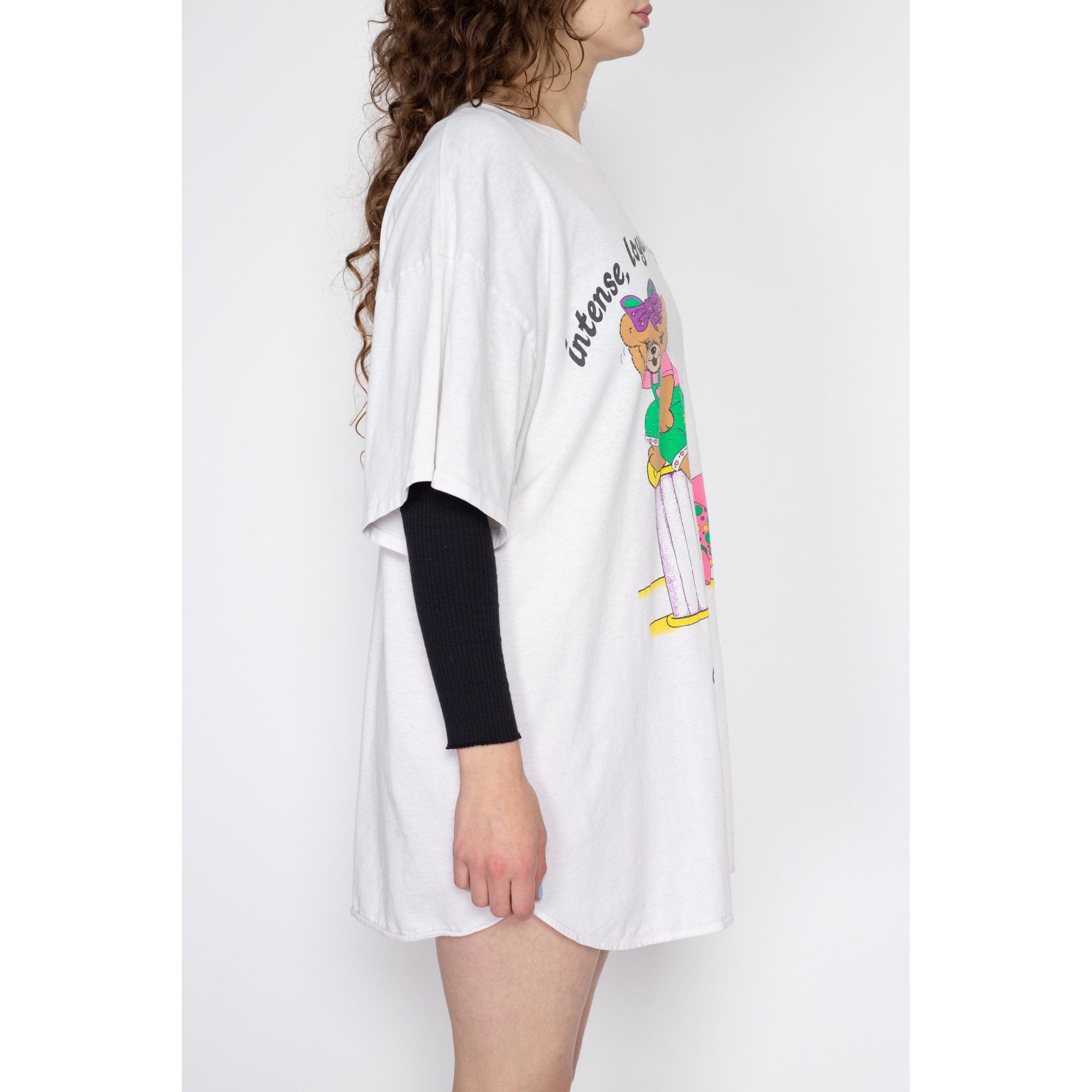 One Size 80s Scorpio Astrology Sleep Shirt | Vintage Zodiac Sign Oversize Pajama T Shirt Dress