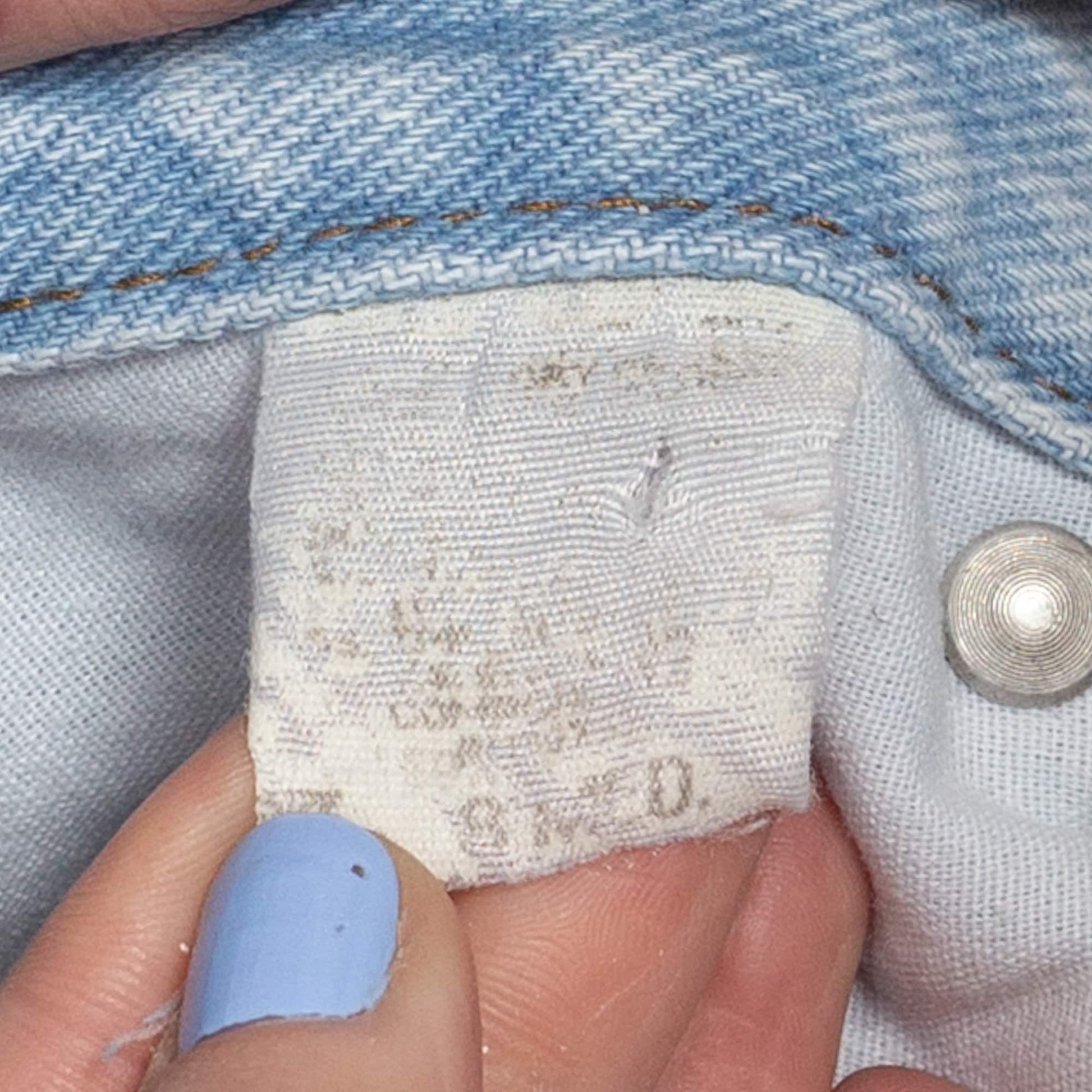 Small 90s Lee High Waisted Light Wash Jeans 27" | Vintage Denim Tapered Leg Mom Jeans