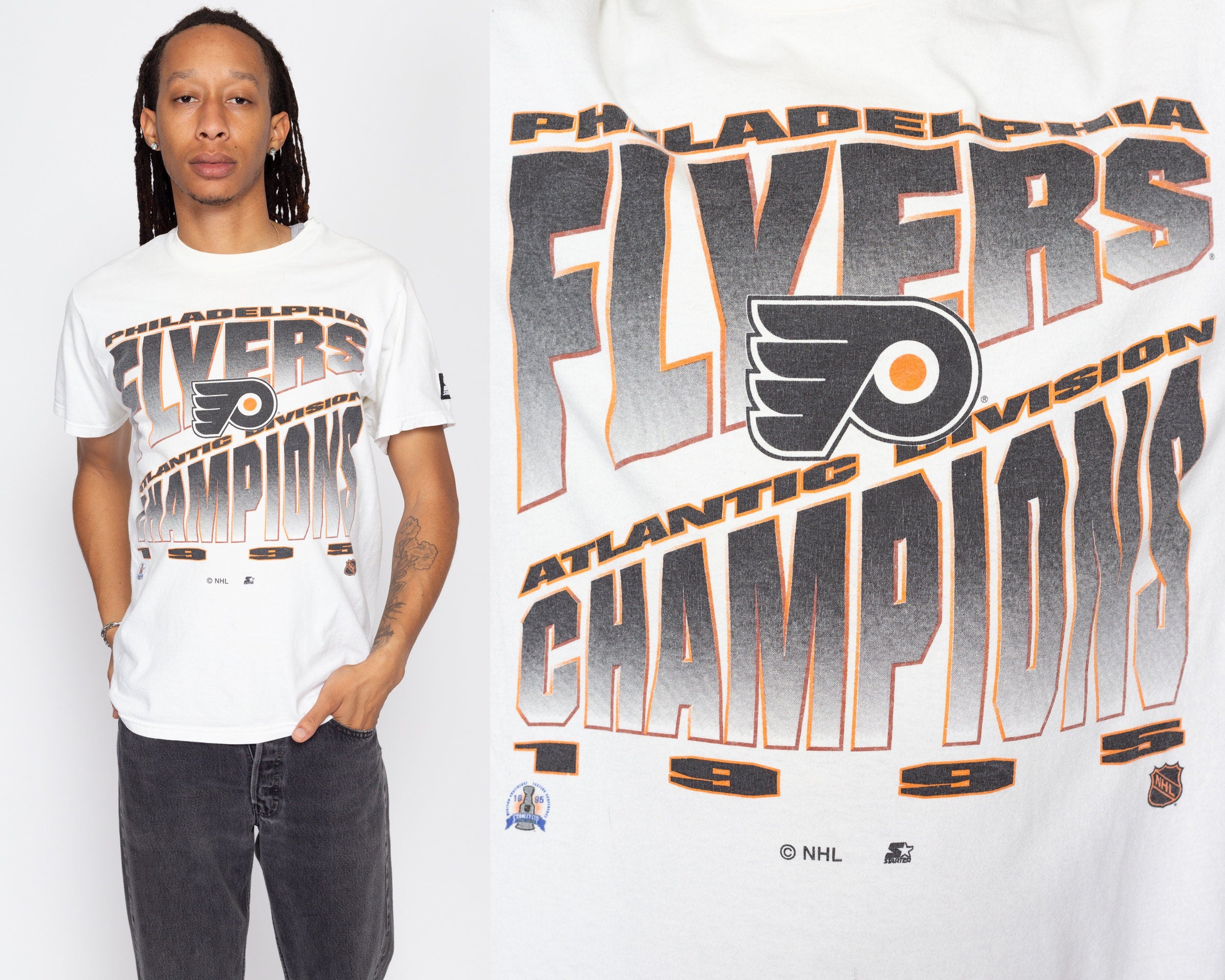 Philadelphia flyers top t shirts vintage