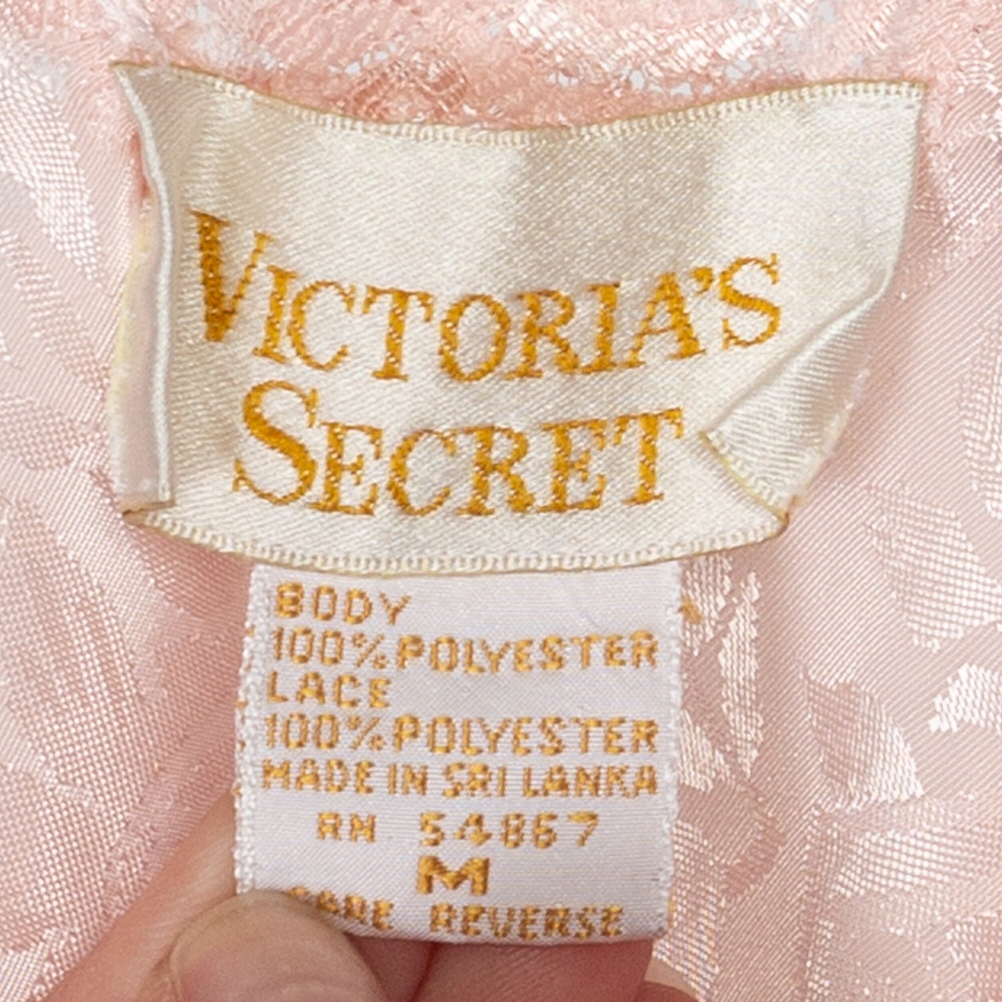 Medium 90s Victoria's Secret Baby Pink Floral Slip Dress | Vintage Jacquard Satin Lace Trim Mini Lingerie Nightie