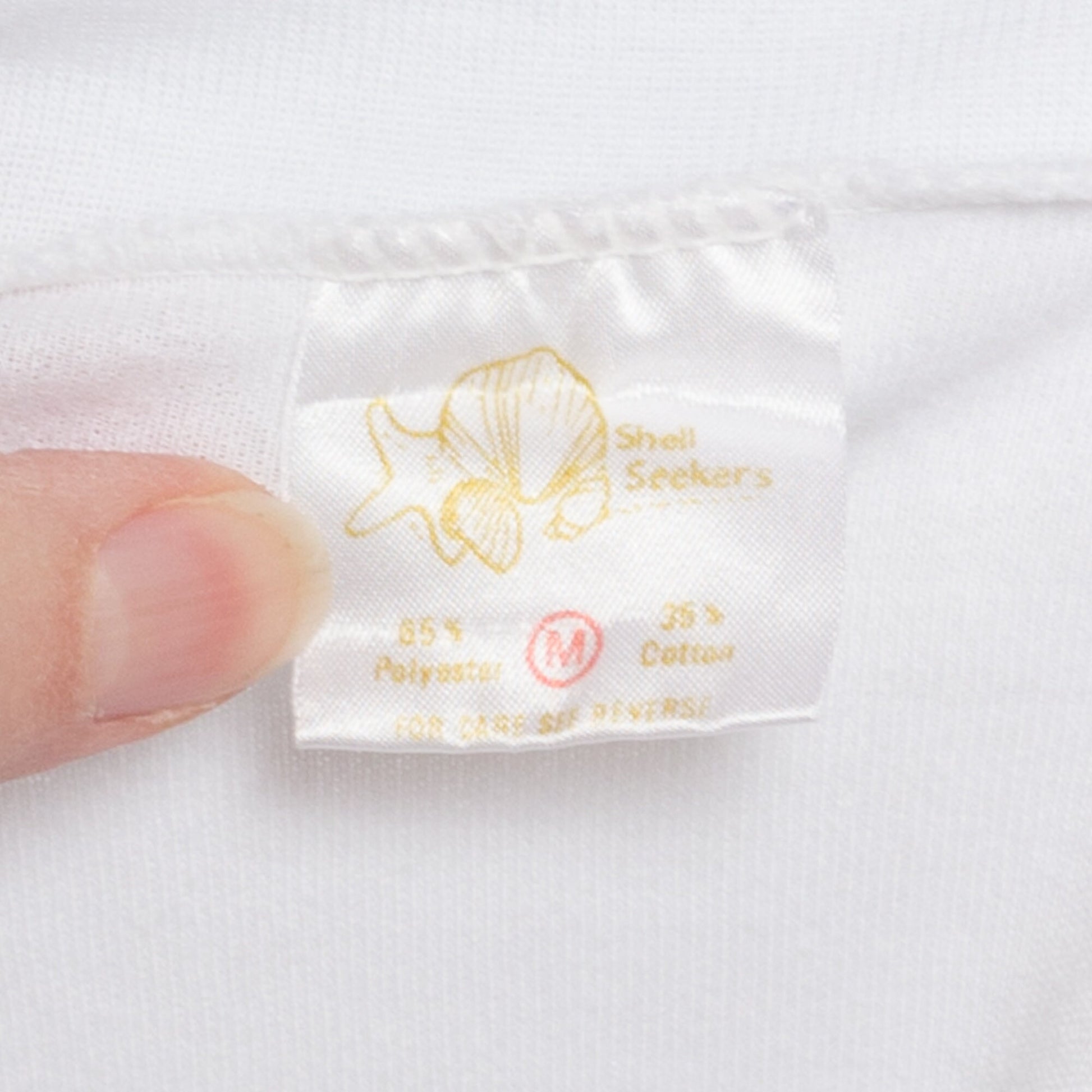 Small 80s St. Thomas Seahorse Tourist T Shirt | Vintage Virgin Islands White Fitted Long Graphic Tee