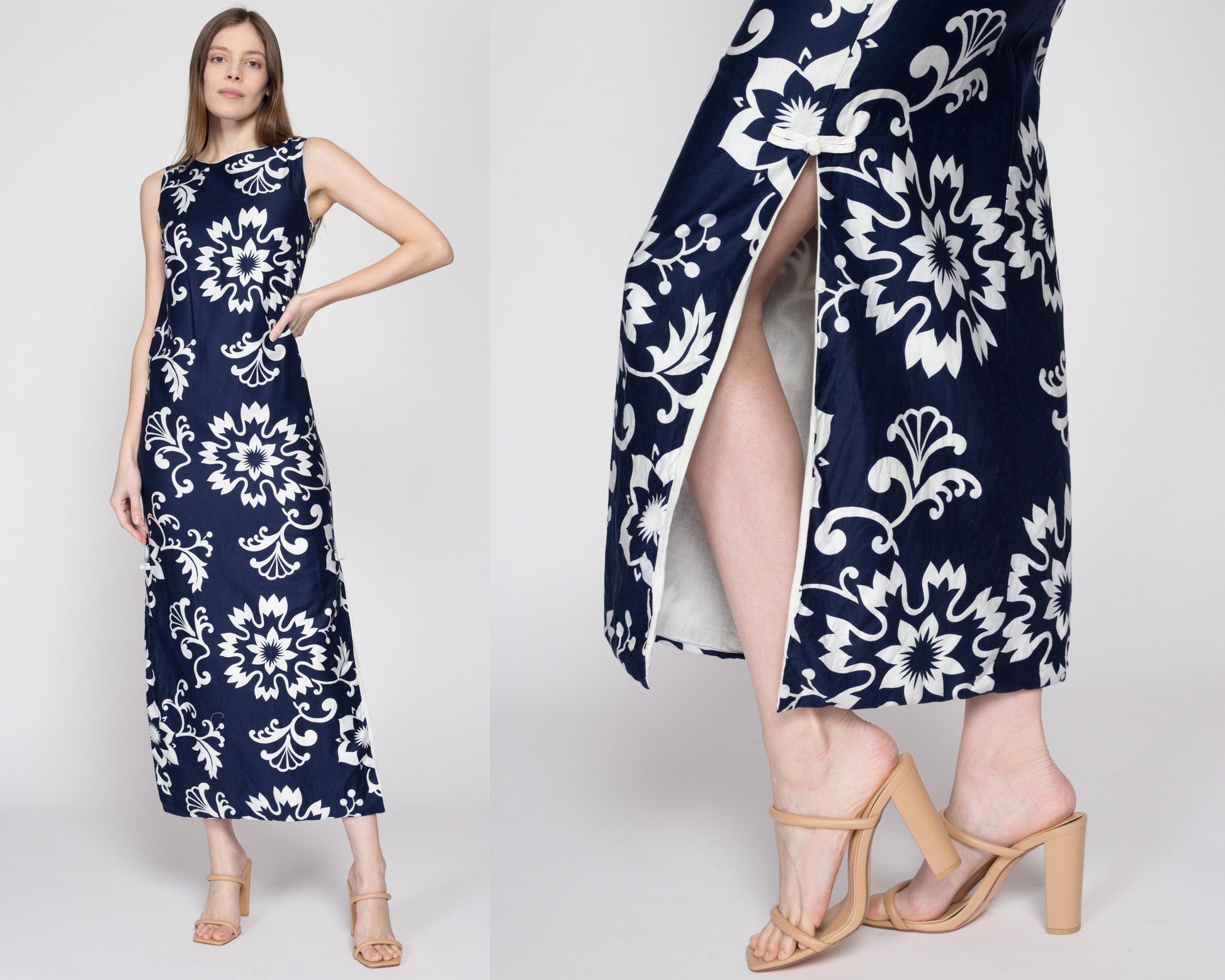 navy blue hawaiian dress Passion Navy Blue Moonkiss Hawaiian Dress for Women