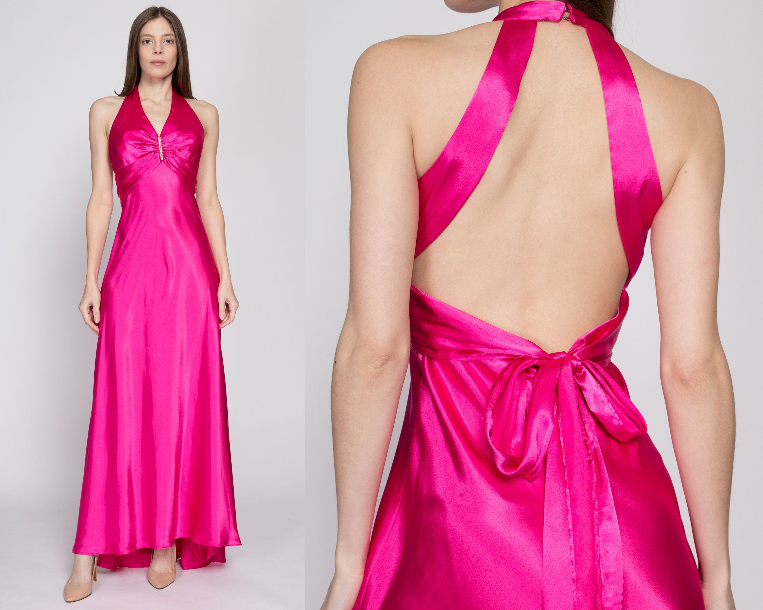 Feodora - Pink Satin Gown | Afterpay | Zip Pay | Sezzle | Laybuy
