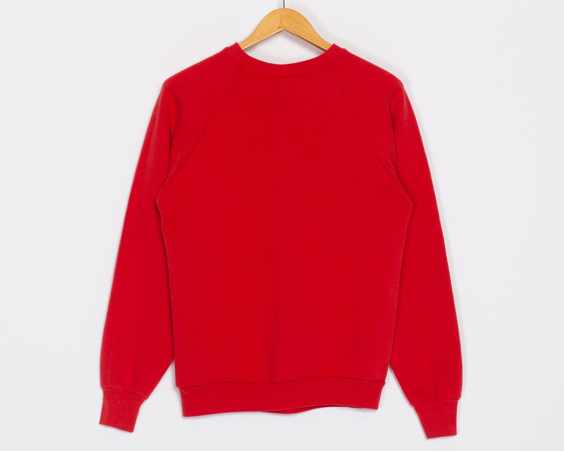 Medium 80s US Marine Corps Raglan Sweatshirt | Vintage USMC Red Military Graphic Crewneck Pullover