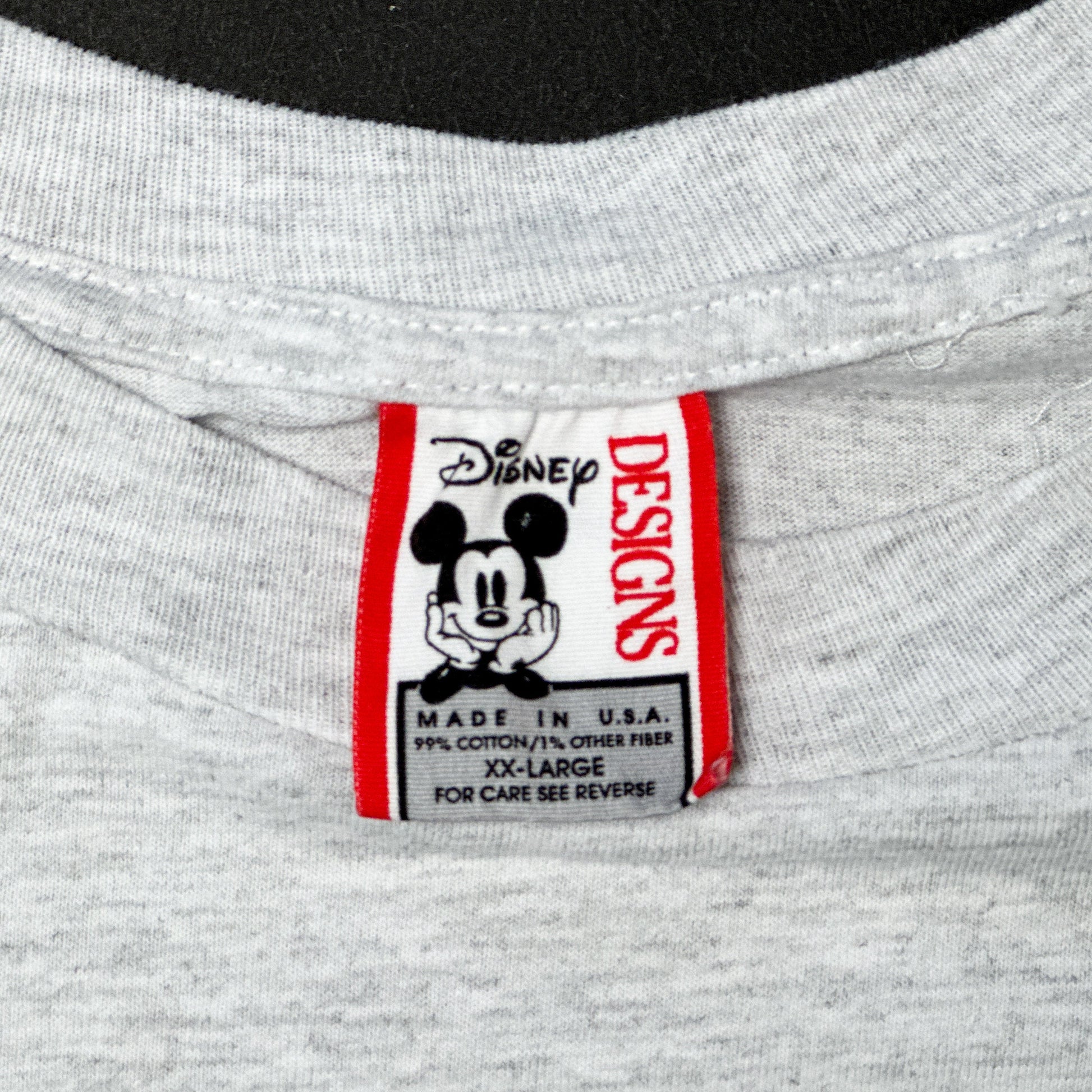 XXL 90s Mickey Mouse T Shirt | Vintage Heather Grey Disney Cartoon Graphic Tee