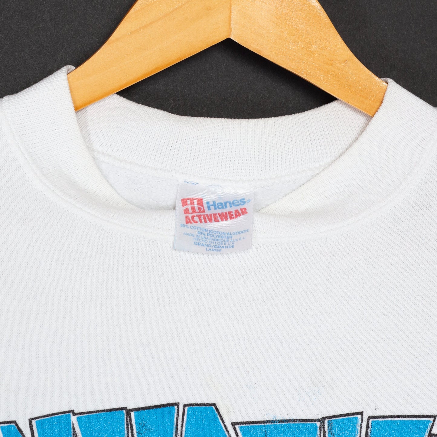 Medium Vintage Whatizit Atlanta 1996 Olympics Izzy Mascot Sweatshirt | 90s White Crewneck Athletic Pullover